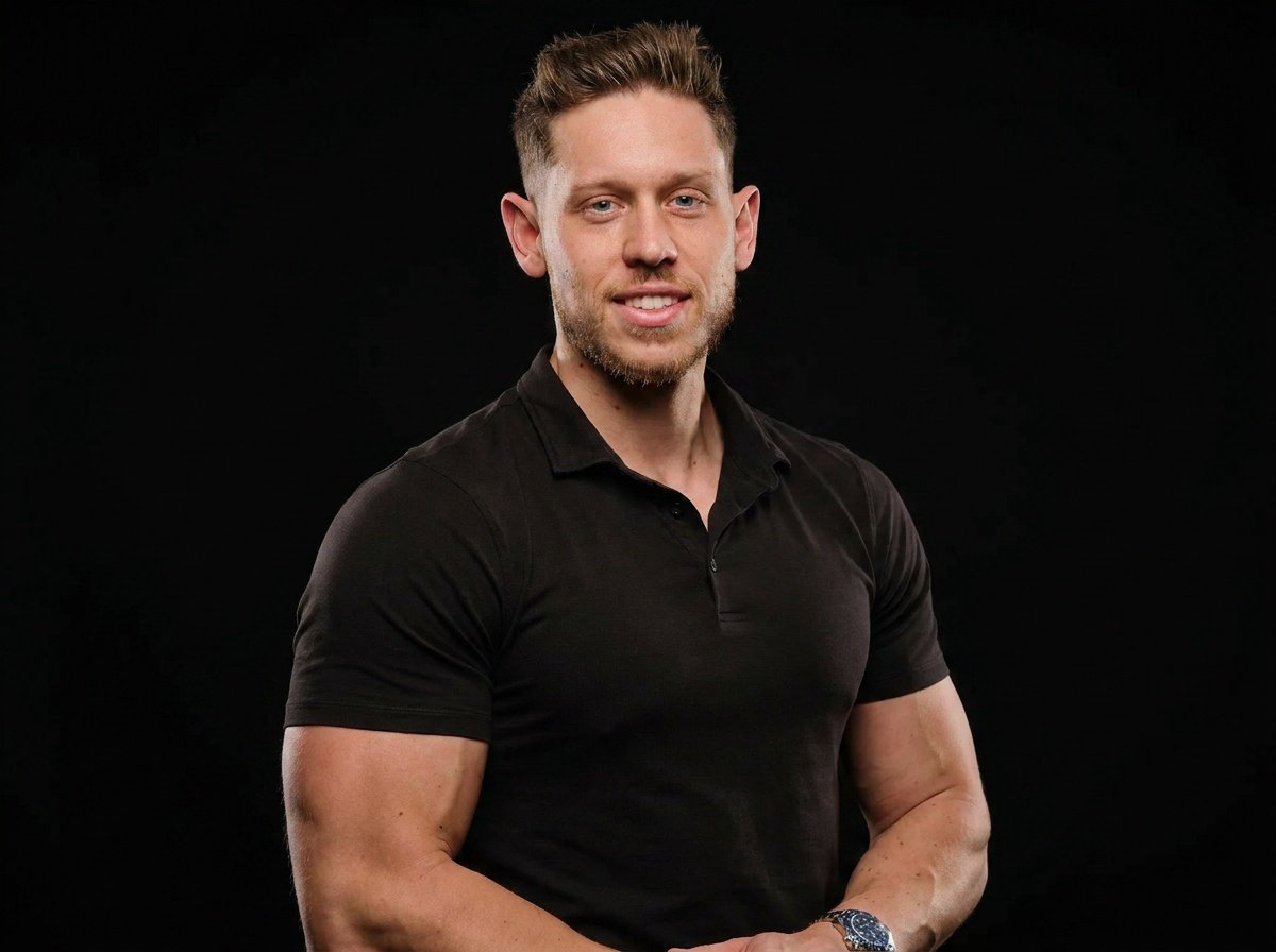 Personal trainer coaching a client in a private Hobart studio